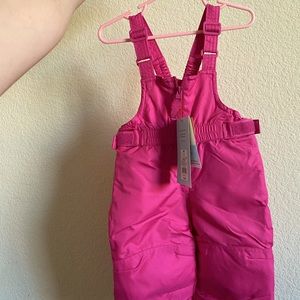 Toddler girl snowsuit in pink size 12 months